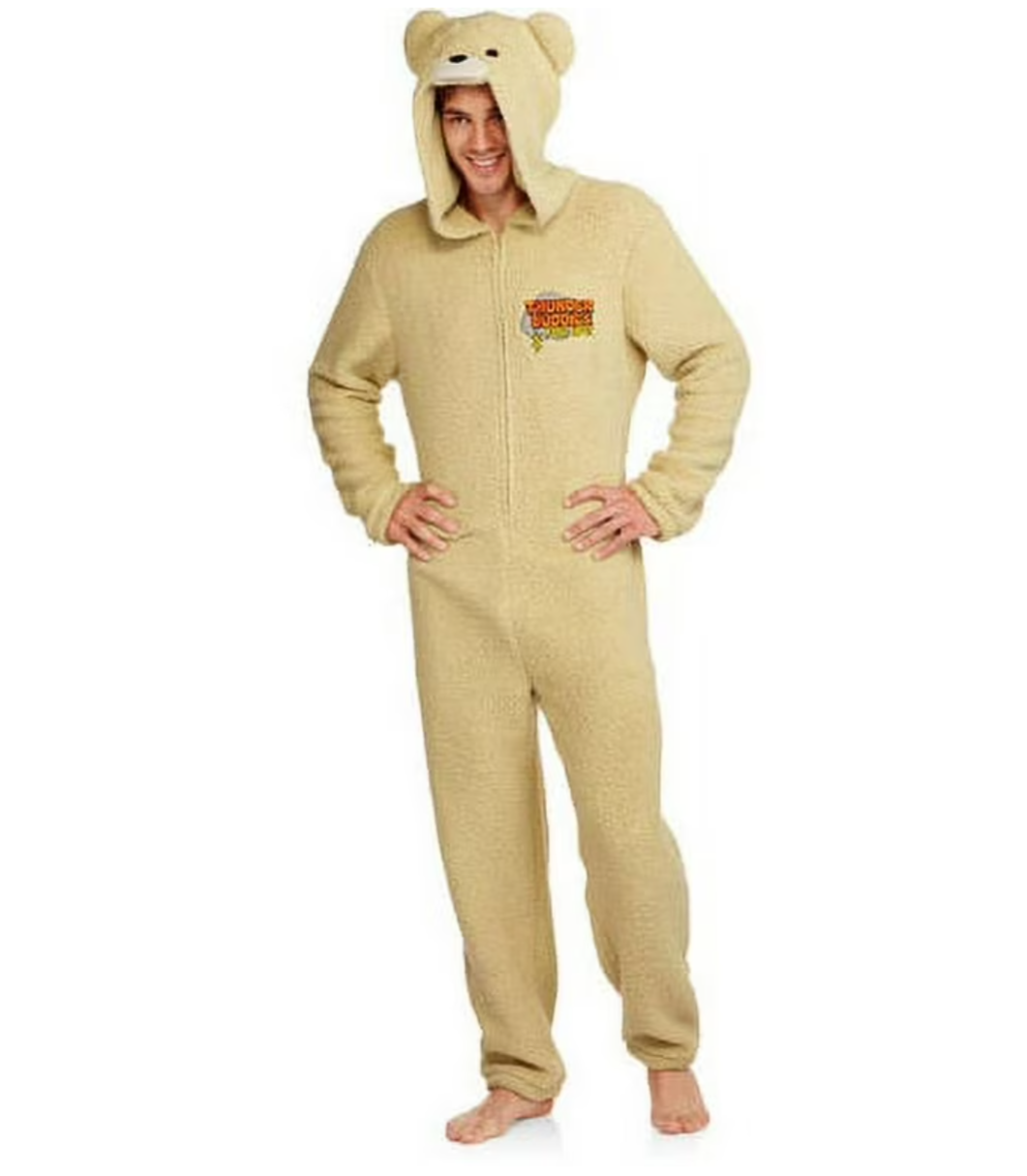 Ted 2 "Thunder Buddies For Life"  Tan Hooded Onesie